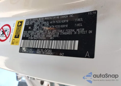 2015 Lexus Rx 350 from USA, damaged, VIN 2T2BK1BA2FC292954